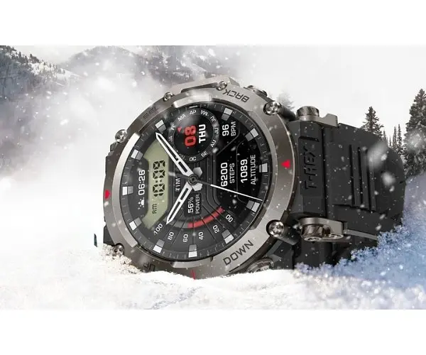 Годинник розумний Amazfit T-Rex Ultra Abyss Black W2142EU1N чорний - фото 4