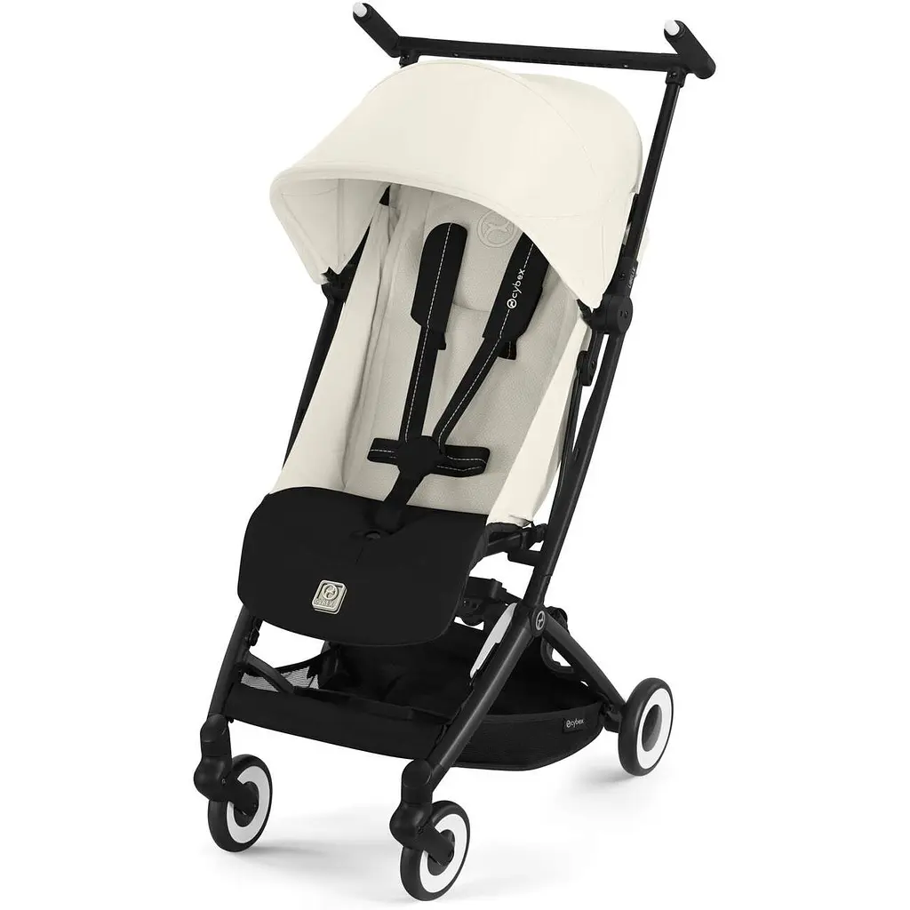 Коляска Libelle BLK Canvas White