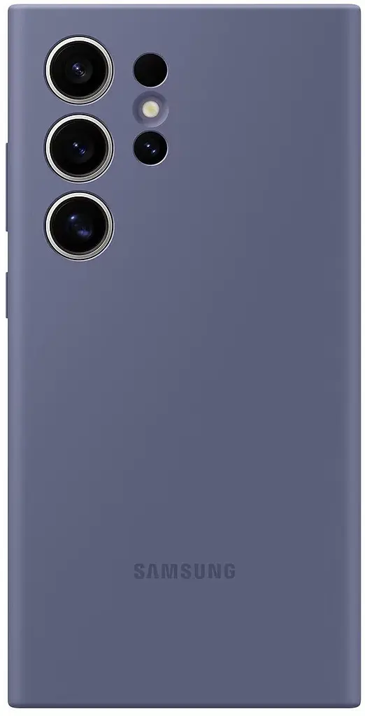 Оригінальний силіконовий чохол Silicone Case для Samsung Galaxy S24 Ultra (S928) Violet EF-PS928TVEGWW