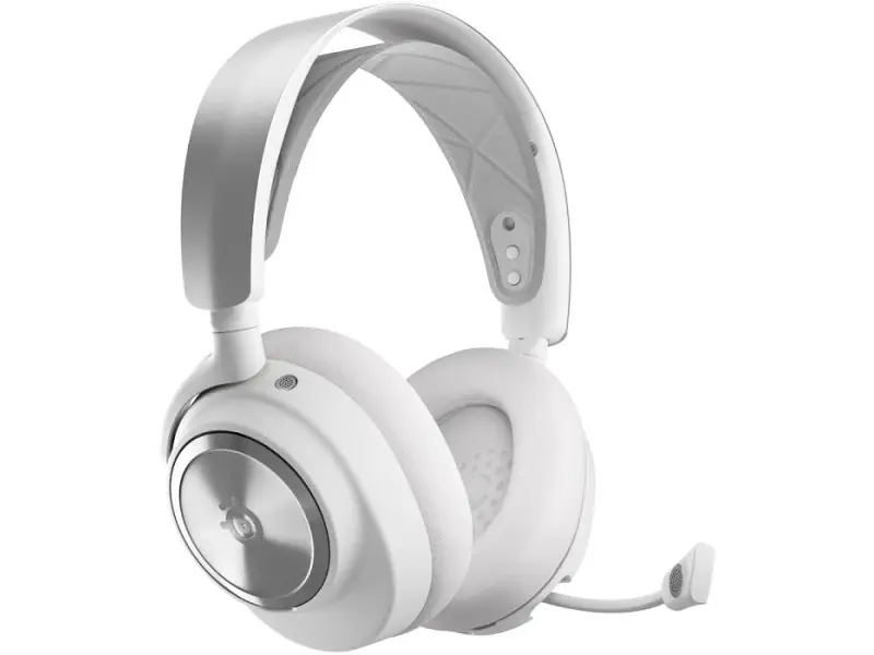 Навушники з мікрофоном SteelSeries Arctis Nova Pro Wireless White (61524) - фото 3
