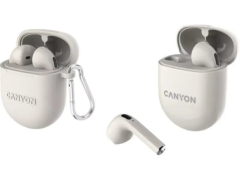 Навушники Canyon TWS-6 Beige (CNS-TWS6BE) - фото 2