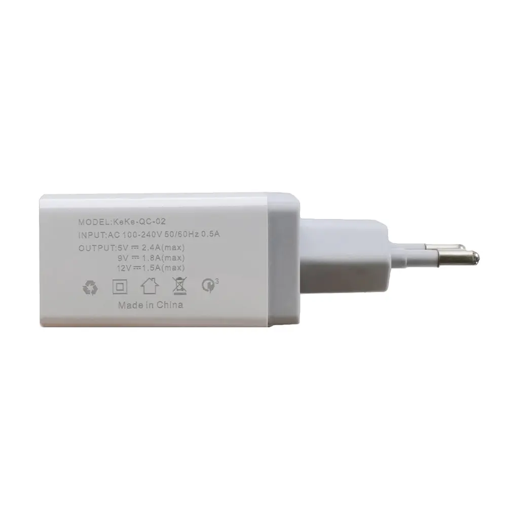 Зарядний пристрій Patron USB QC3.0 2.4A white (PN-QC3-220V-W) - фото 3