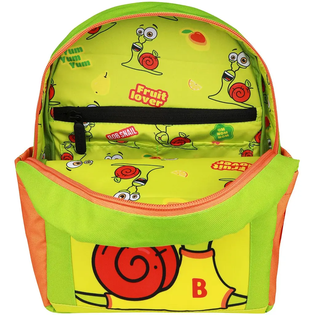 Рюкзак дитячий Bagland Bob Snail Mini лаймовий 24x10x30 см - фото 2