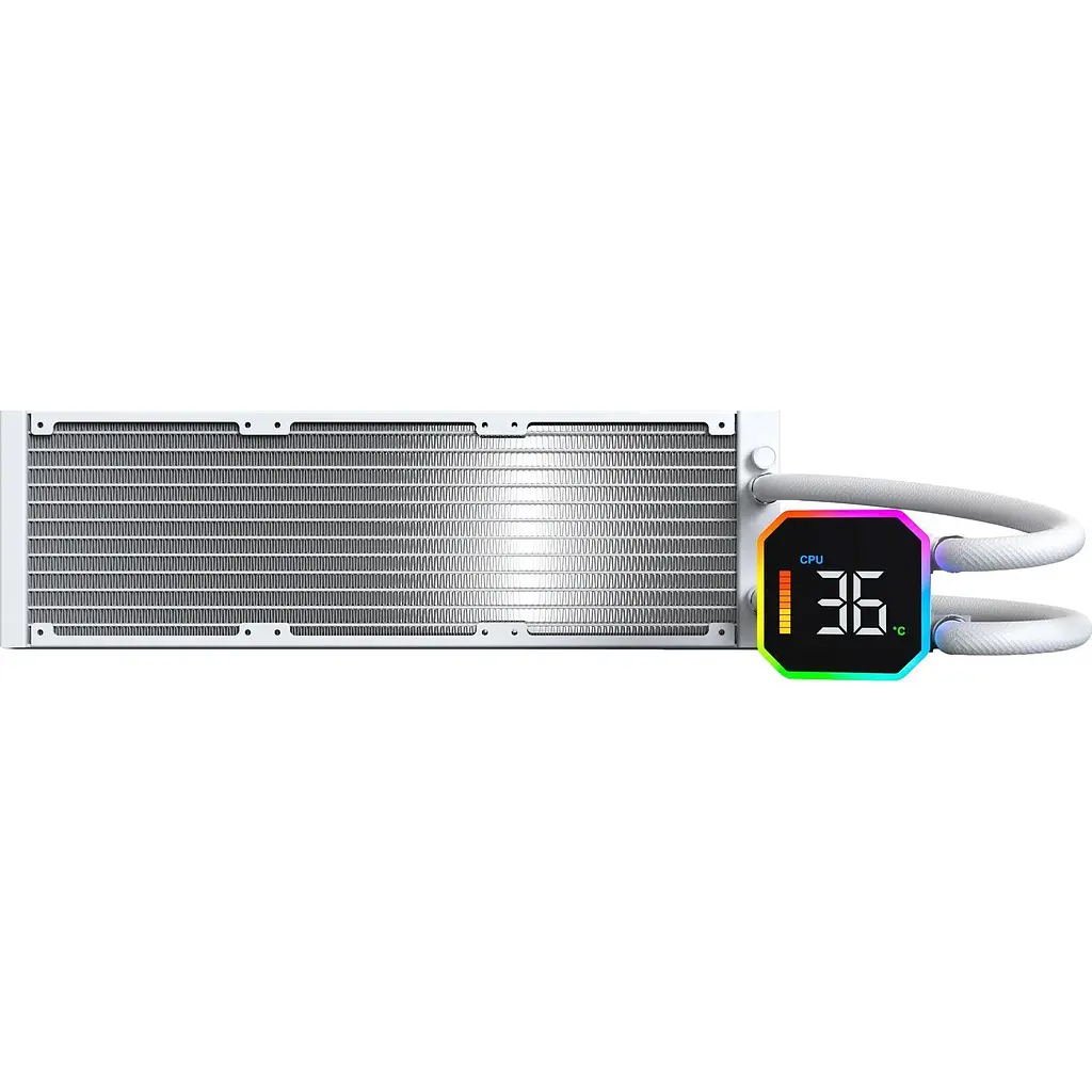 Система водяного охолодження MONTECH HyperFlow Digital 360 White [151308] - фото 3