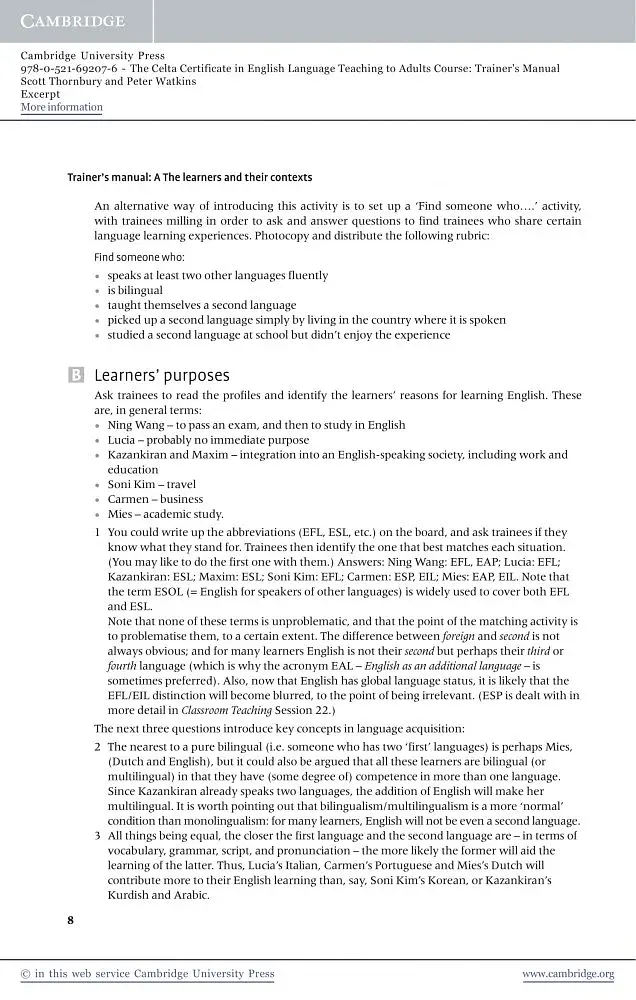 The CELTA Course Trainer's Manual - фото 3