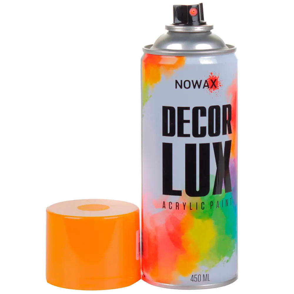 Флуоресцентна фарба Nowax Спрей 450 мл Помаранчева (orange) NX48047 - фото 2