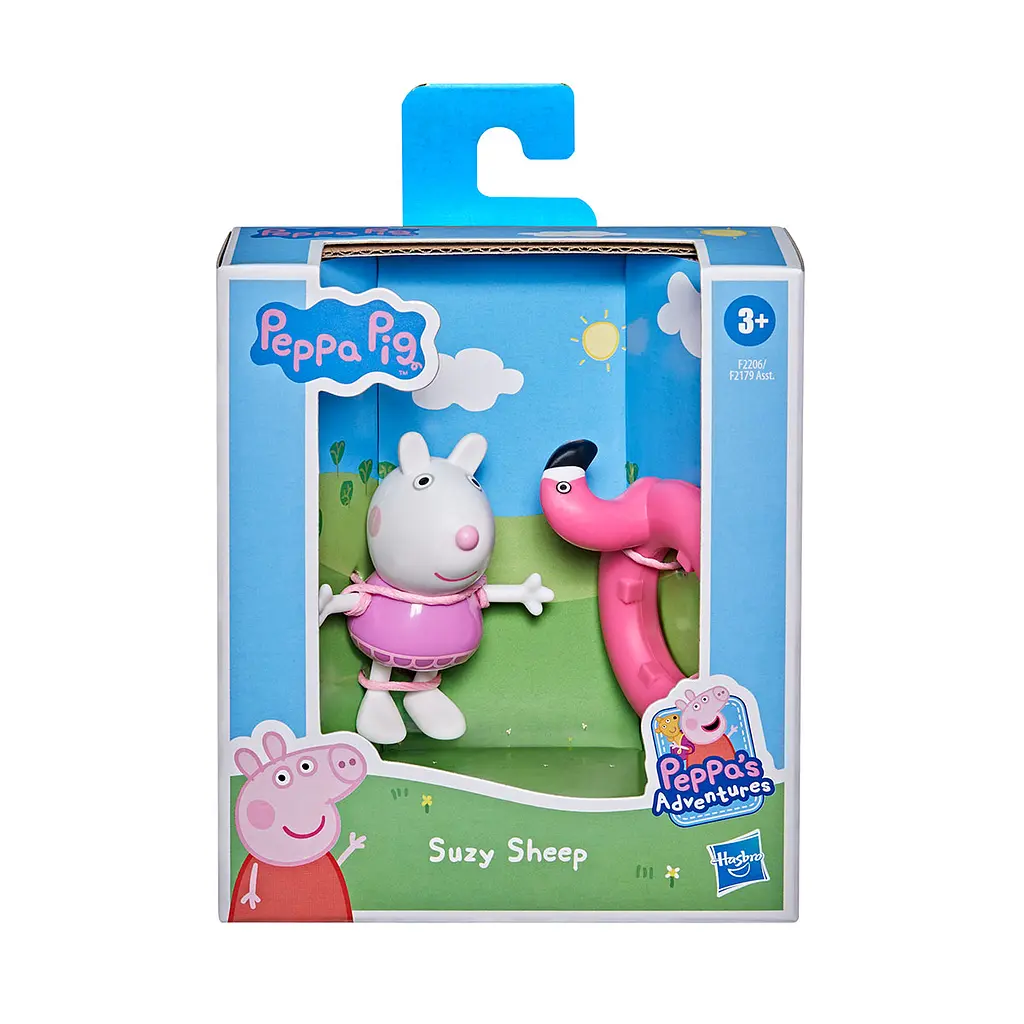 Фігурка Peppa Pig Веселі друзі Сюзі з колом (F2206) - фото 2