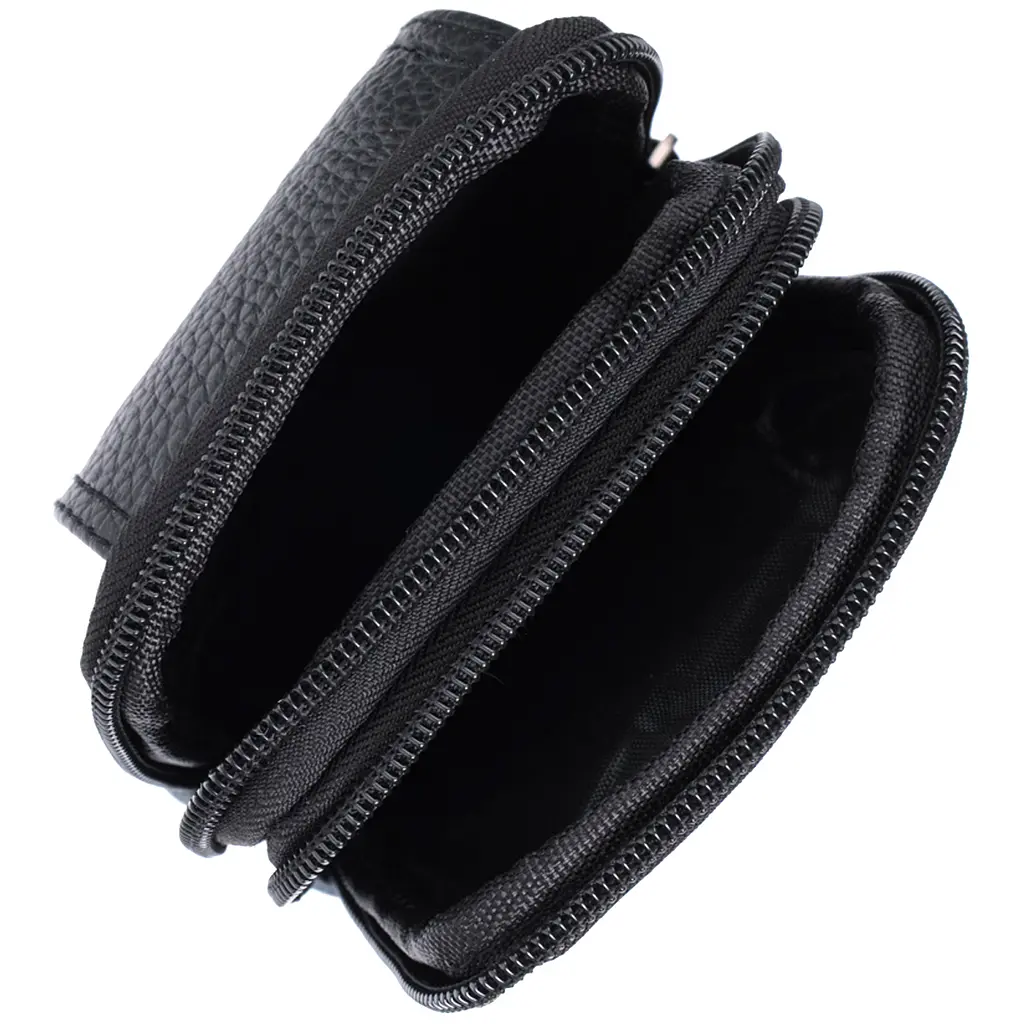 Сумка мужская на пояс из натуральной кожи Vintage 10х17х4 см sum0026994 - фото 8
