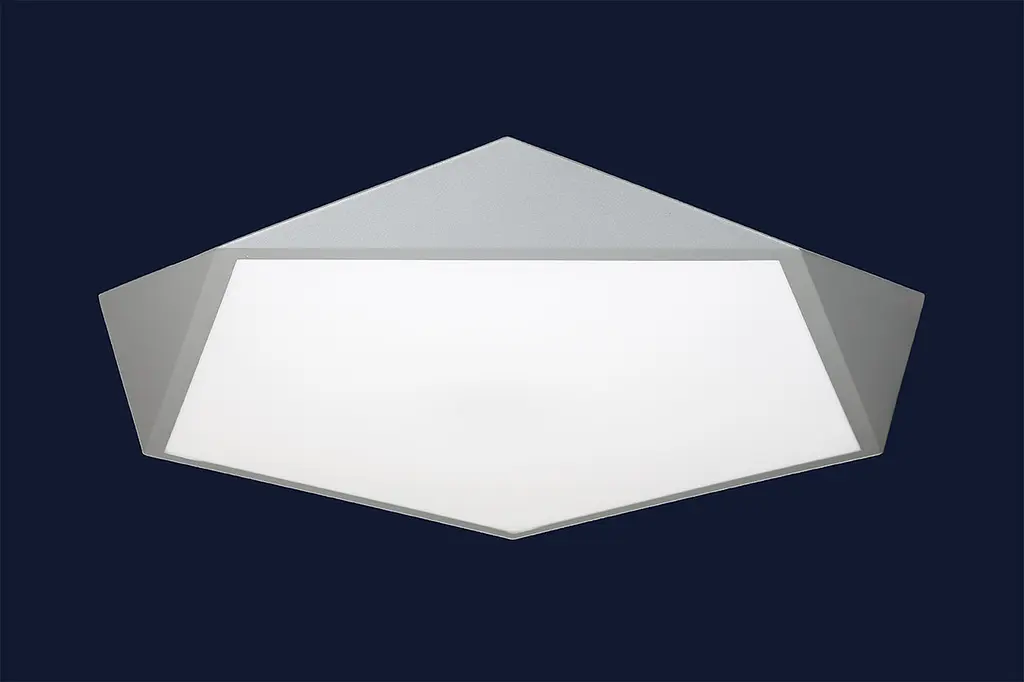 Люстра стельова LED Levistella 752L78 GRAY, 90W, сірий метал, акрил, сучасний стиль для дому - фото 2