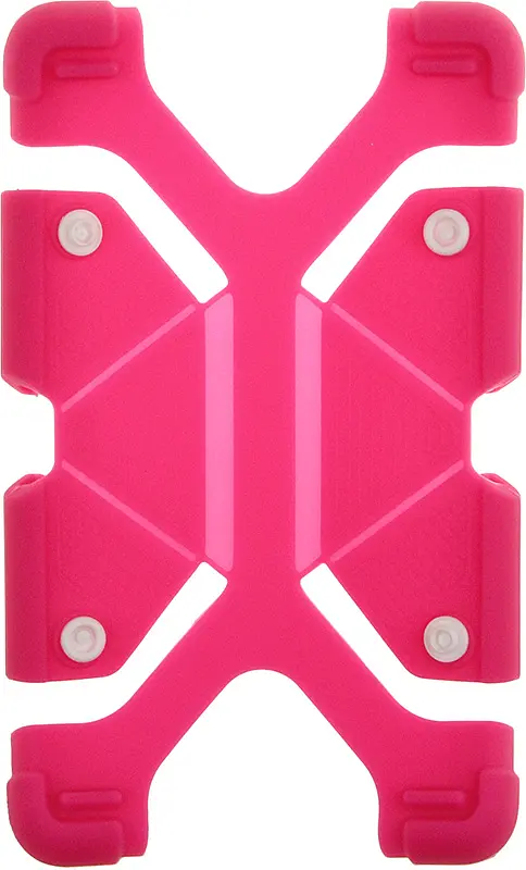 Чехол-накладка TOTO Tablet universal stand silicone case Universal 7/8" Hot Pink - фото 2