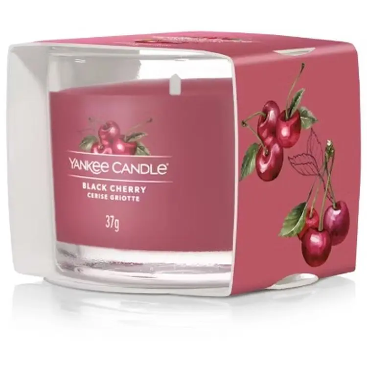Свеча Yankee Candle Mini Black Cherry Черная вишня 37 г (1701433E) - фото 2