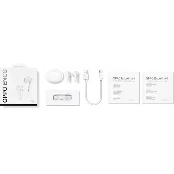 Бездротові навушники Oppo Enco Free 2i білі ETI71 - фото 6