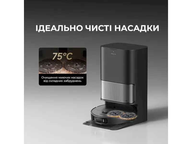 Робот-пилосос з вологим прибиранням Dreame L40 Ultra AE Black (RLL77SE-Bl) - фото 3