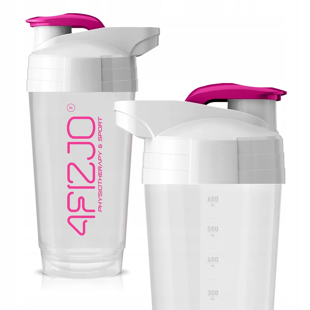 Шейкер спортивний 4FIZJO Ultra 700 мл White/Pink (P-5905973407069) - фото 3