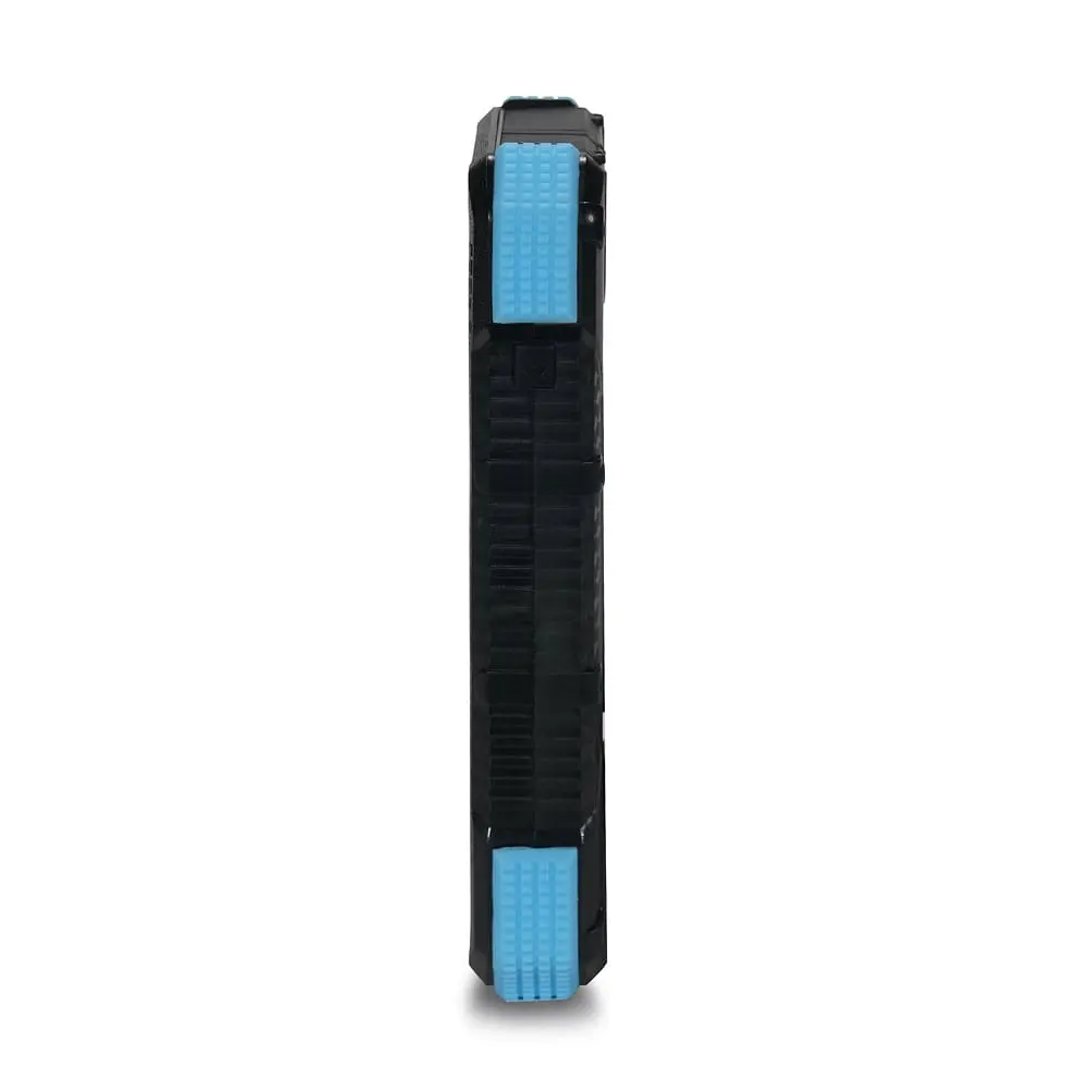Повербанк з сонячною панеллю 20000mAh Power Bank Kraft TPB-1820SLP Blue бездротова зарядка 18W QC2.0 LED-ліхтар (43-00043) - фото 3