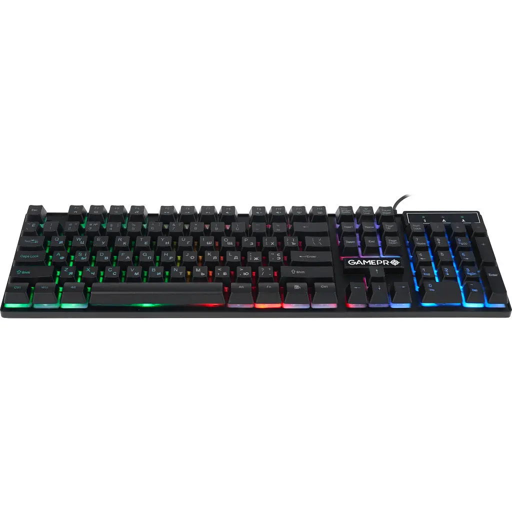 Клавіатура GamePro GK296 USB Black (GK296) - фото 2