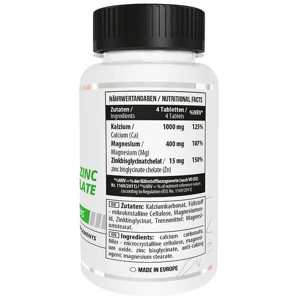 Минеральные комплексы Sport Nutrition Healthy (MST) Calcium Magnesium + Zinc 100 таблеток MST Nutrition vit0005375 - фото 2