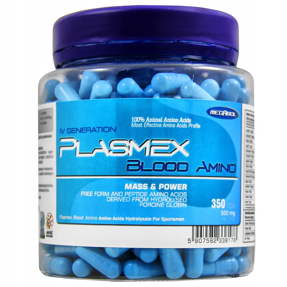 Амінокислота Plasmex Blood Amino, 350 капсул Megabol fit0019088