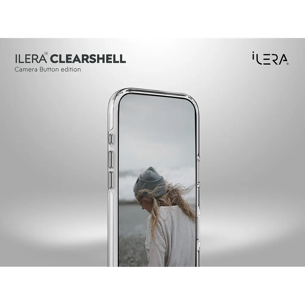 Чохол iLera ClearShell Camera Button with MagSafe для Apple iPhone 17 Transparent (ILHsCLCaB17) [150425] - фото 8