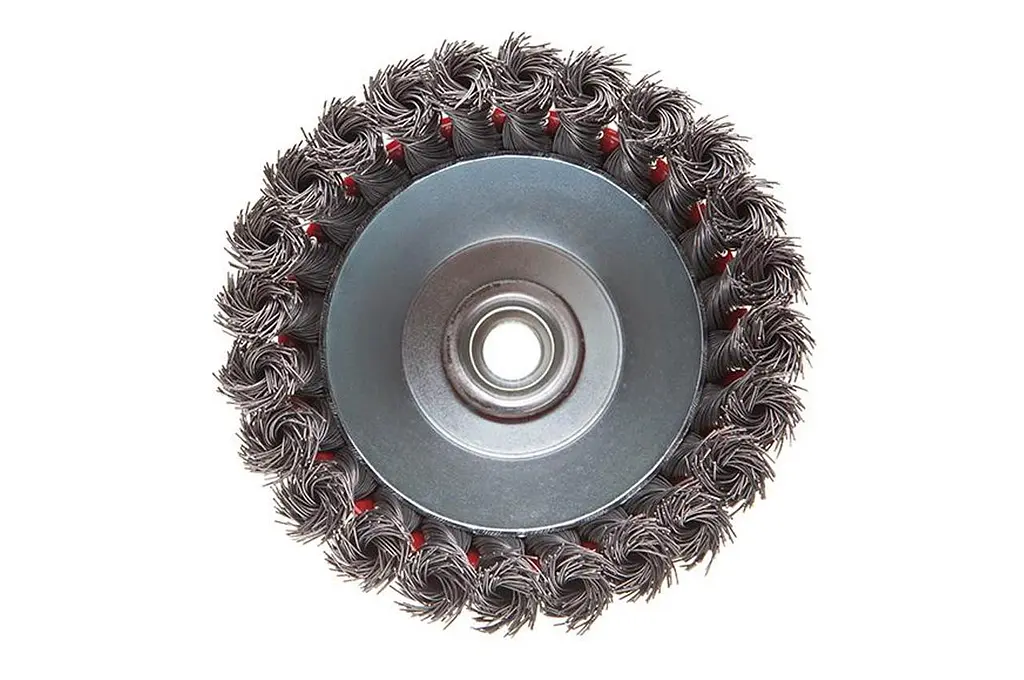 Корщітка технічна Intertool для болгарки УШМ щітка дротяна чашкова 125 мм плетена BT-2125 - фото 2