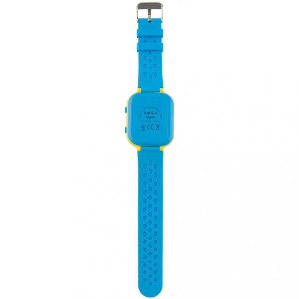 Детские умные часы Amigo GO009 Camera+LED WIFI Blue-Yellow - фото 5