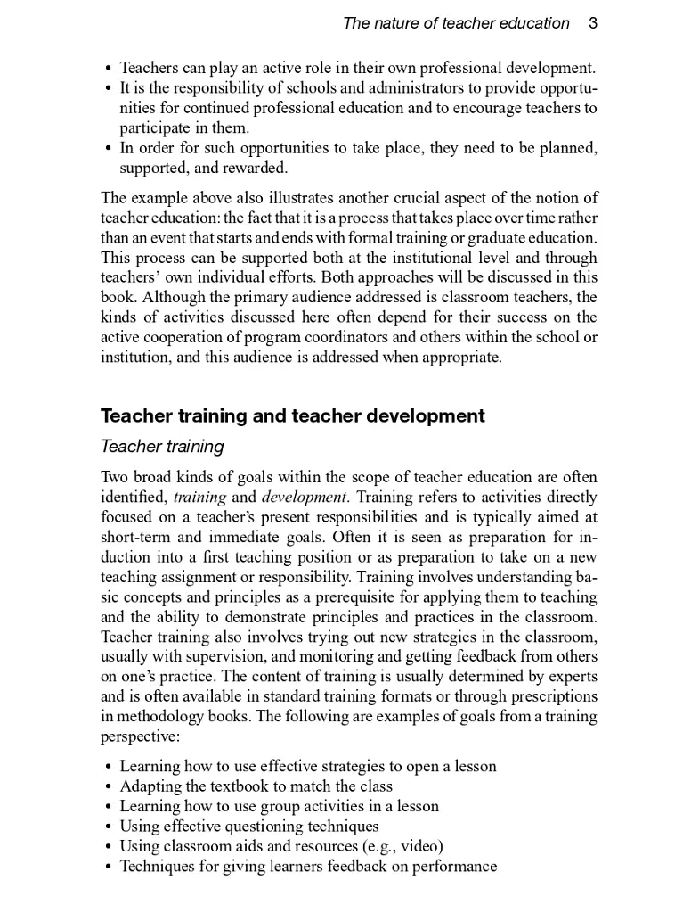 Professional Development for Language Teachers. Strategies for Teacher Learning - фото 4