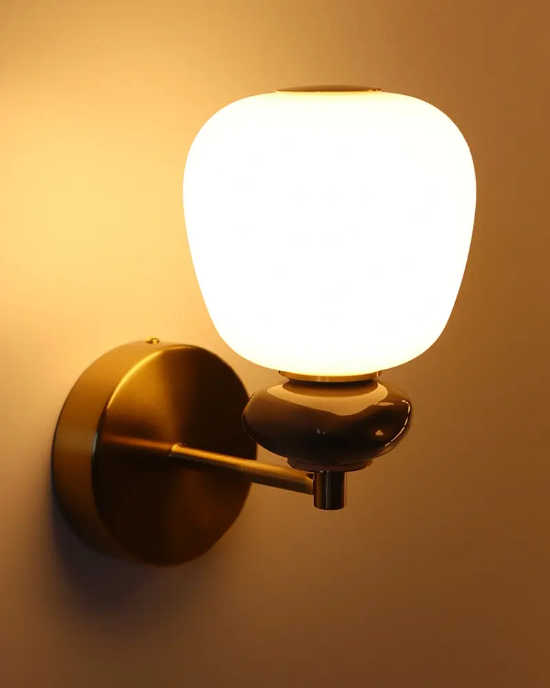 Бра, настенный светильник Nowodvorski 11703 Ceramic LED 1x8W 3000K 650Lm IP20 латунный - фото 5