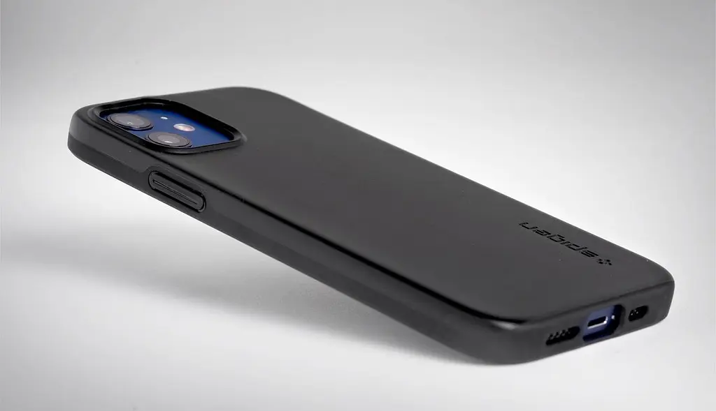 Чохол протиударний Spigen Thin Fit ACS01739 для iPhone 12 Mini (5.4") Black - фото 4