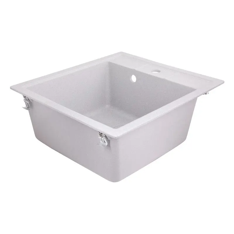 Кухонна мийка Lidz 460x515/200 GRA-09 (LIDZGRA09460515200), Сірий - фото 4