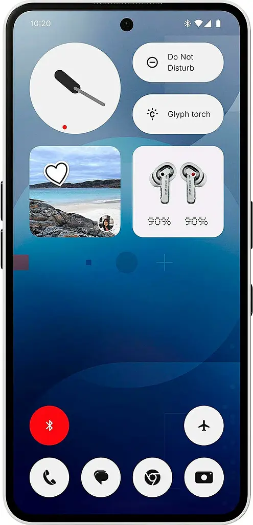 Смартфон Nothing Phone (3a) 8/128GB White - фото 2