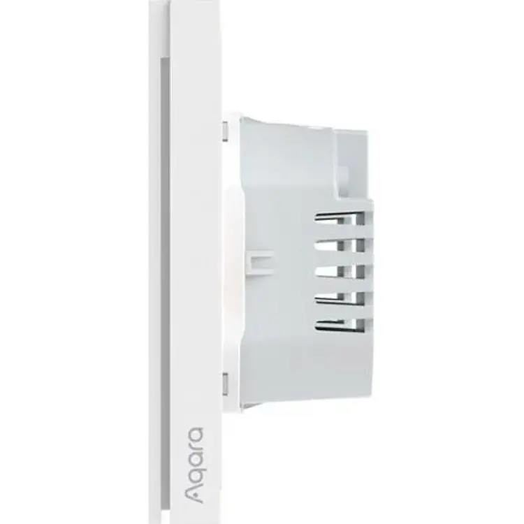 Розумний вимикач Aqara Smart Wall Switch H1 White (без нейтралі, 1 клавіша) (WS-EUK01) Global EU [70169] - фото 2