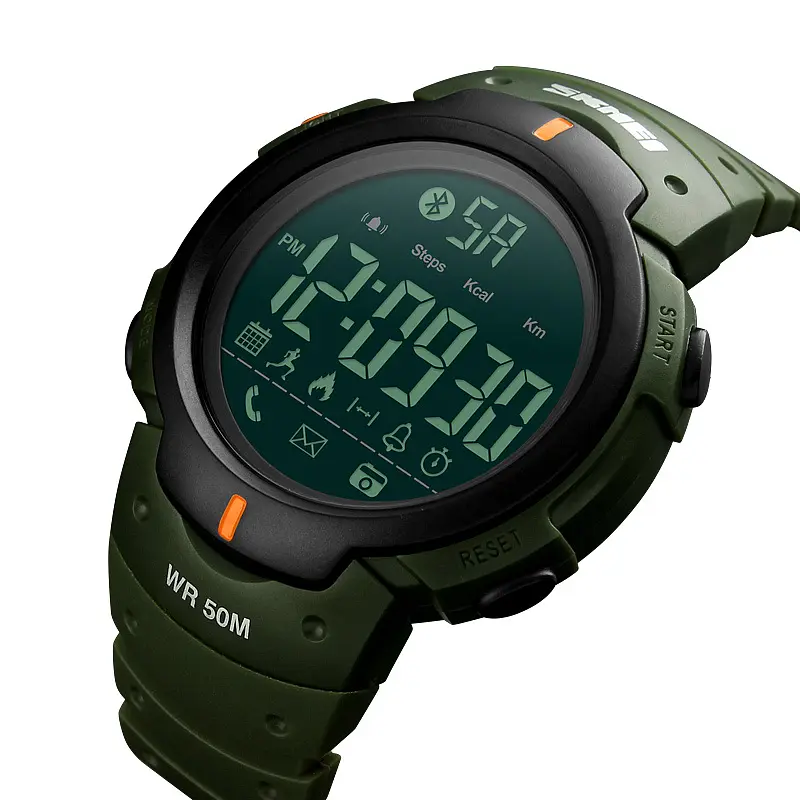 Наручные часы мужские 1301AG army green Smart Watch Skmei acs0030815 - фото 2