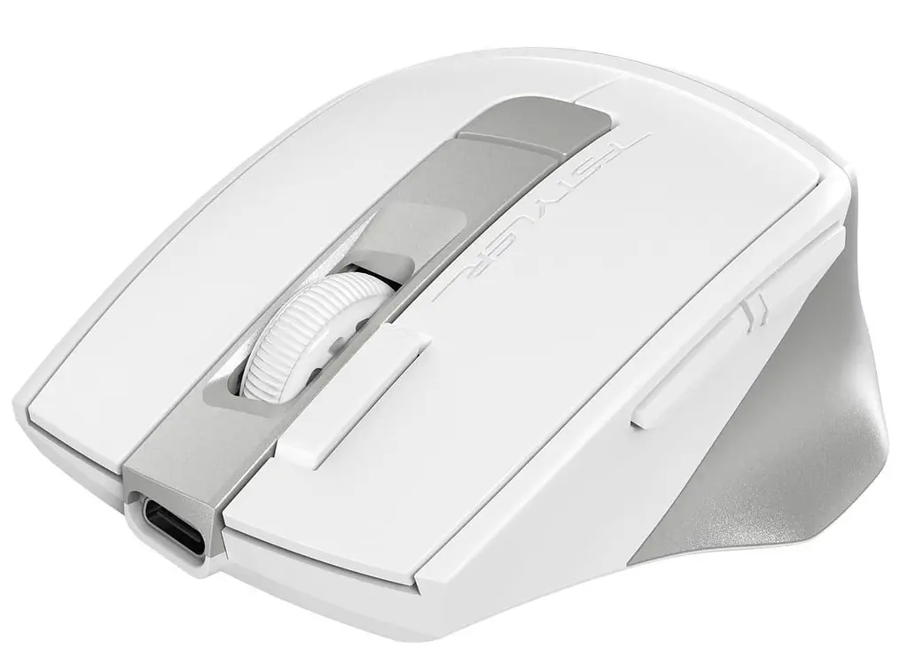 Миша A4Tech Fstyler FB45CS Air2 (Silver White) (FB45CS AIR2 (SILVER WHITE)) - фото 2