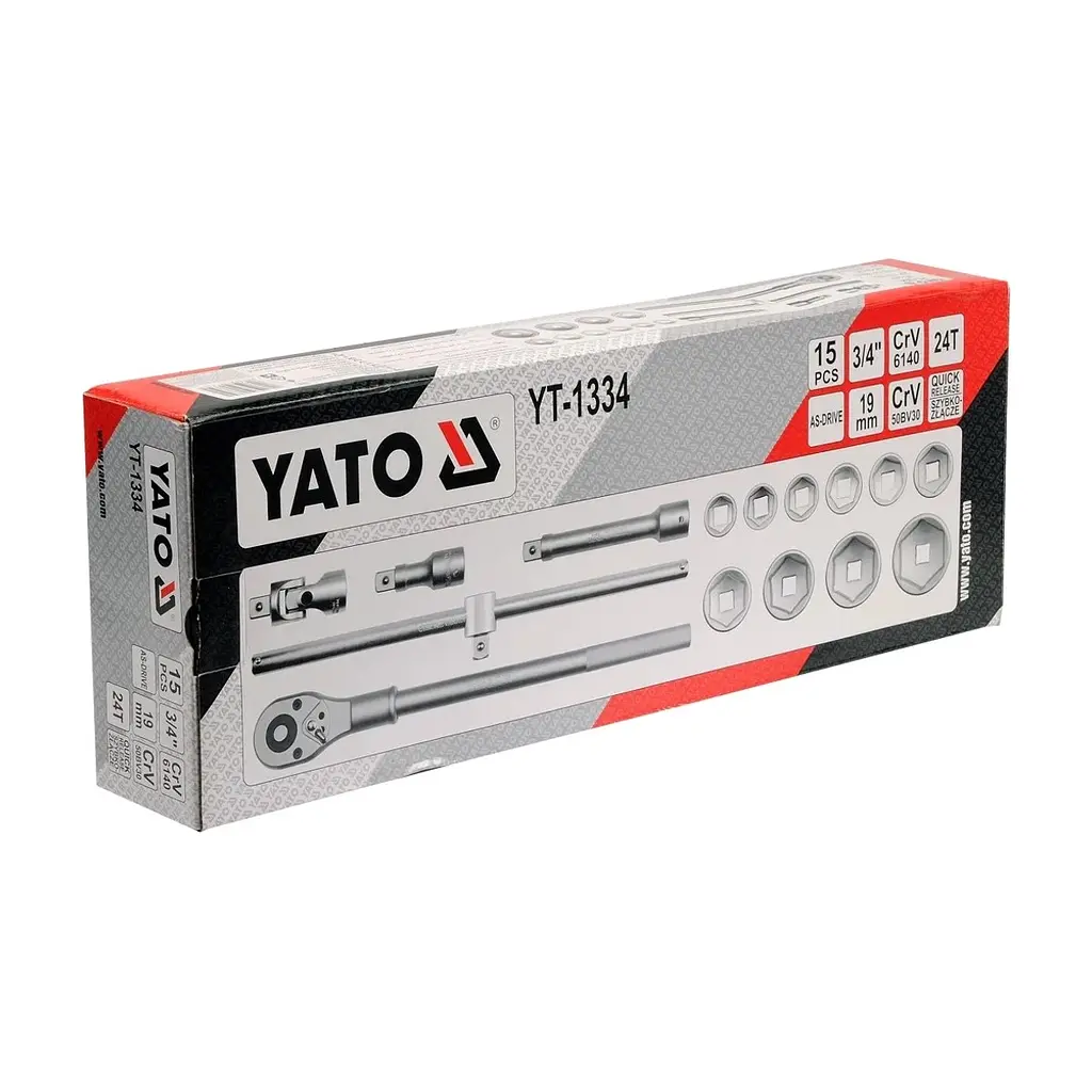 Набір інструментів Yato YT-1334 - фото 3
