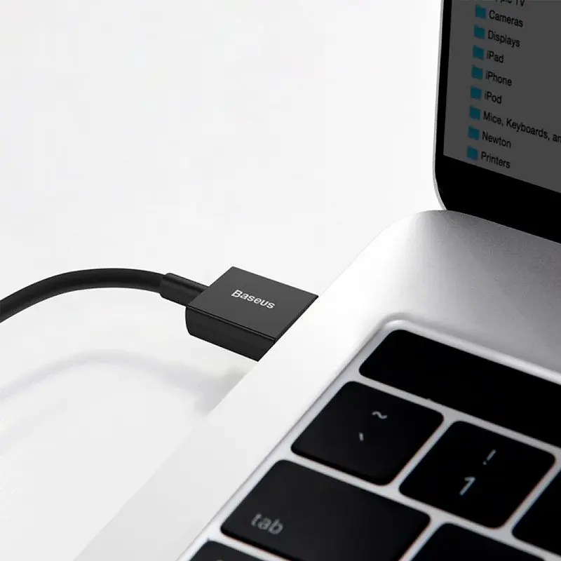 Кабель Baseus Superior Series Cable USB to Type-C 66W 2m CATYS-A01 Black - фото 5