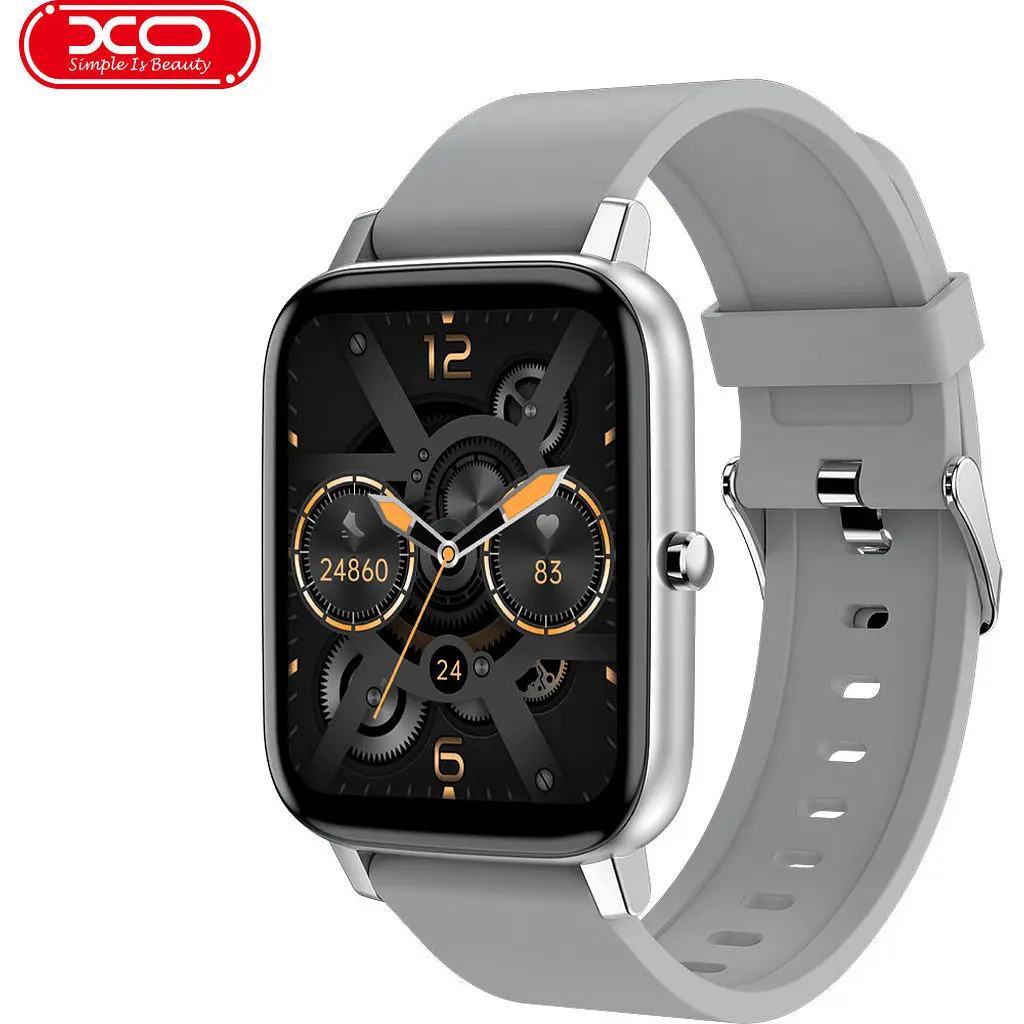Смарт годинник XO H80s Smart Watch сірі - фото 2