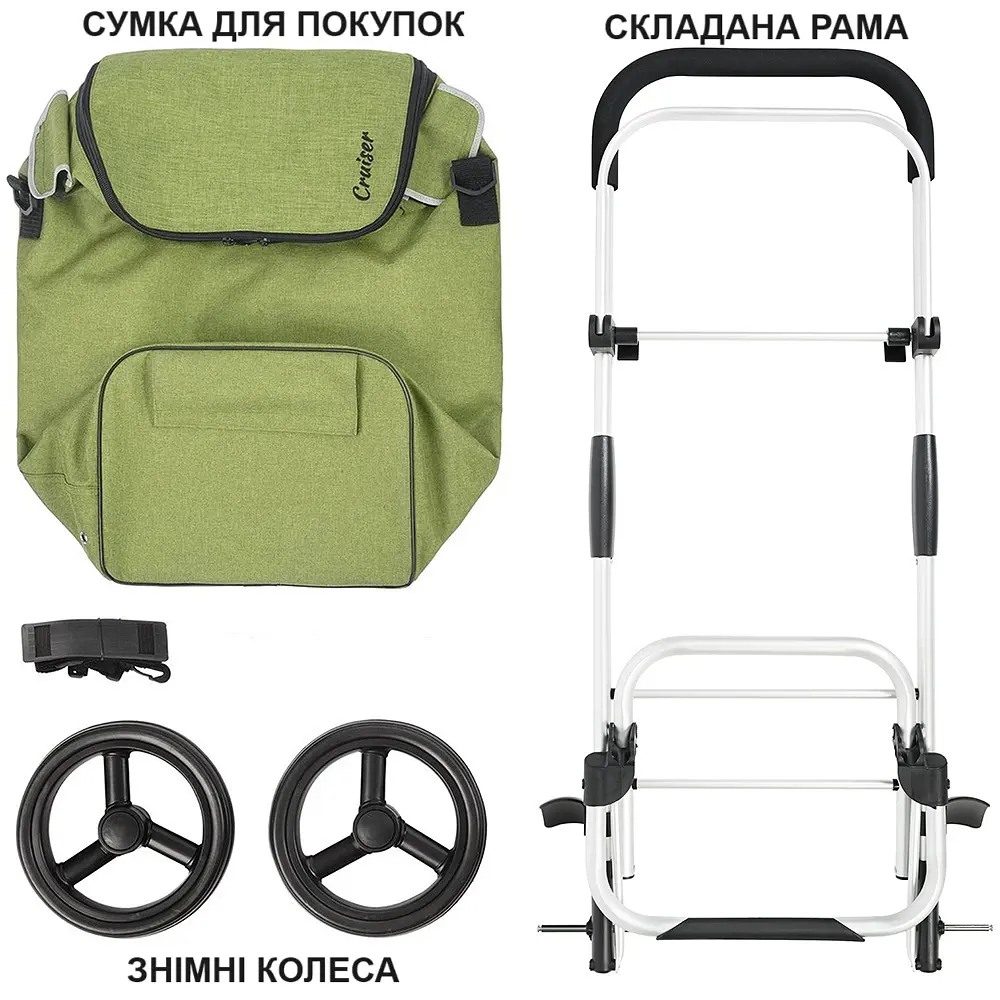 Cумка-візок ShoppingCruiser Allround Green (650070) - фото 5