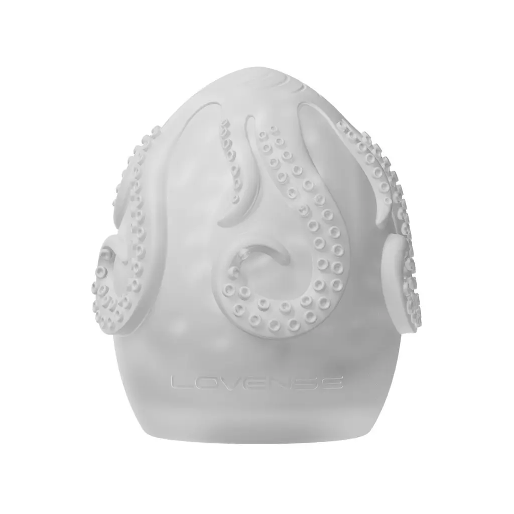 Мастурбатор Lovense Kraken masturbator egg, 6.2 см (білий) - фото 2