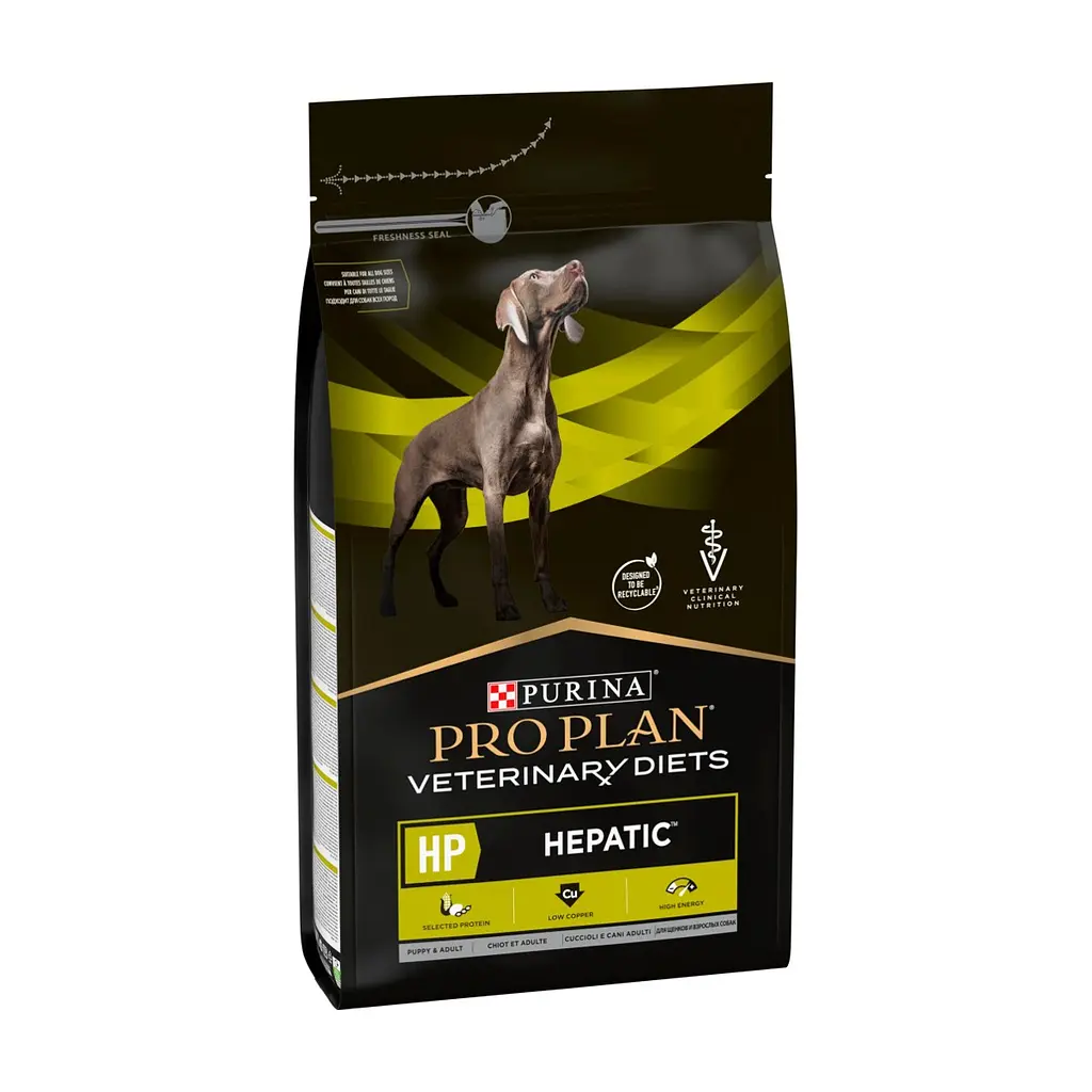 Сухий корм для собак Purina Pro Plan Veterinary Diets HP Hepatic Для підтримання функції печінки при хронічній печінковій недостатності 3 кг (7613034996312) - фото 2