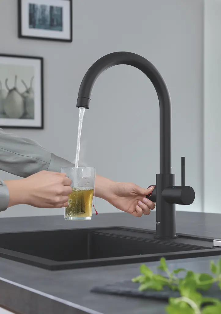 Кухонна мийка Grohe K700 із композиту 31651AP0, Чорний матовий - фото 4