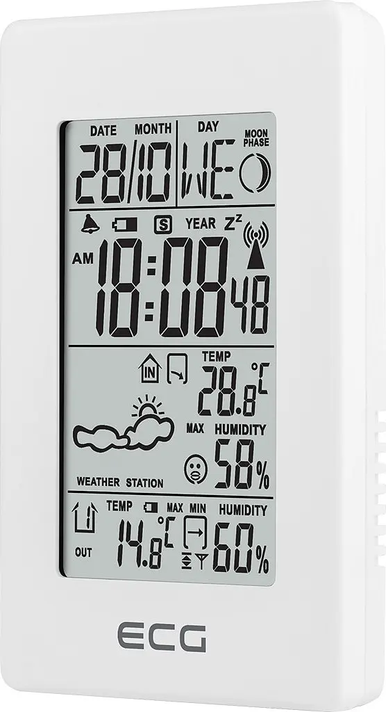 Метеостанція ECG MS 100 White - фото 2
