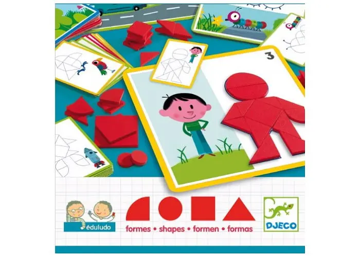 Настільна гра Djeco Танграмм Shapes Eduludo (Тangram Shapes Eduludo) (DJ08300) - фото 2
