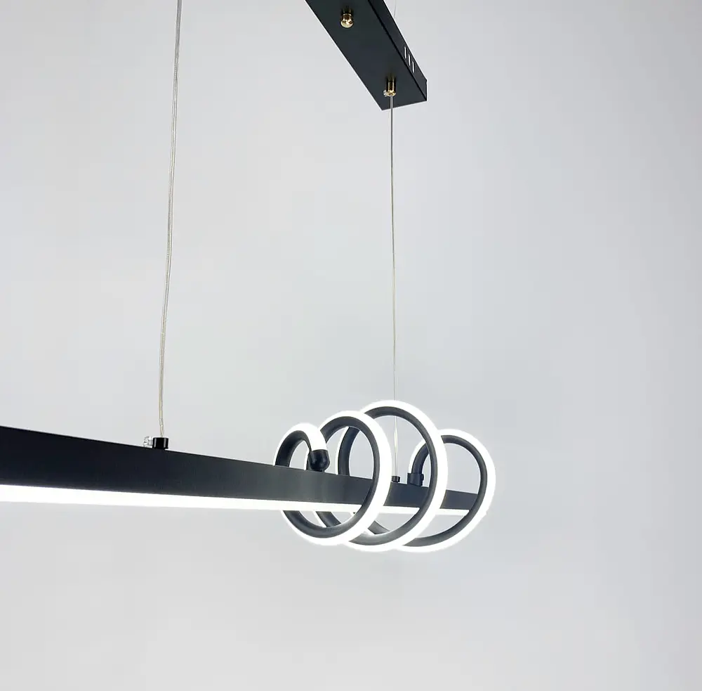 Удлиненная люстра Spiral с золотой фурнитурой Line.F S 17 - фото 2