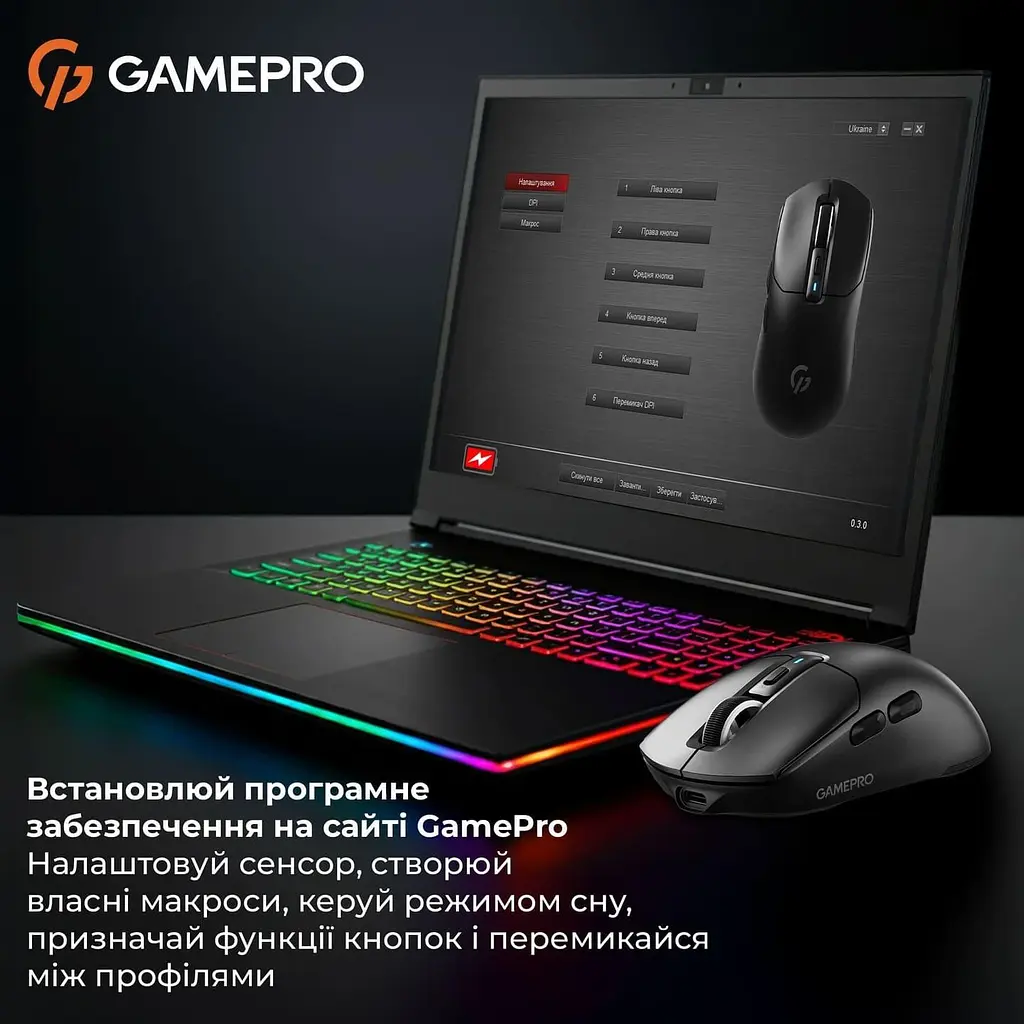 Миша GamePro Genesis Airmaster (GM167B) - фото 7