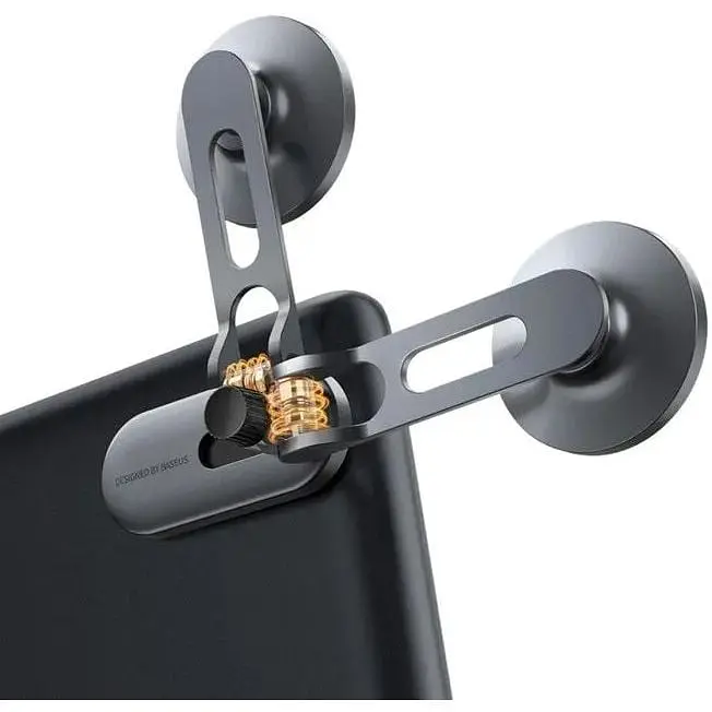 Автодержатель для Тесла Baseus T-Space Series Folding Metal Car Mount Magnetic серебристый - фото 5