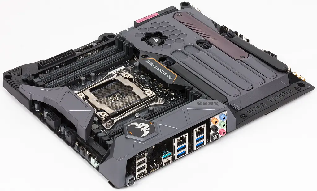 Материнська плата ASUS TUF X299 MARK 1 (TUF X299 MARK 1) (Socket 2066, Intel X299, ATX) Б/в,U1 - фото 3