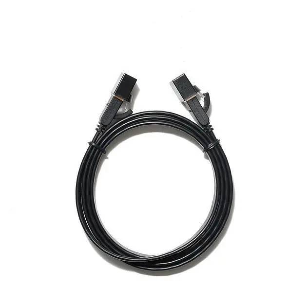 Патч корд Ugreen NW107 мережевий кабель 10 Гбіт\с Ethernet RJ45 Cat 7 плоский 2 м Black (NW107) - фото 8