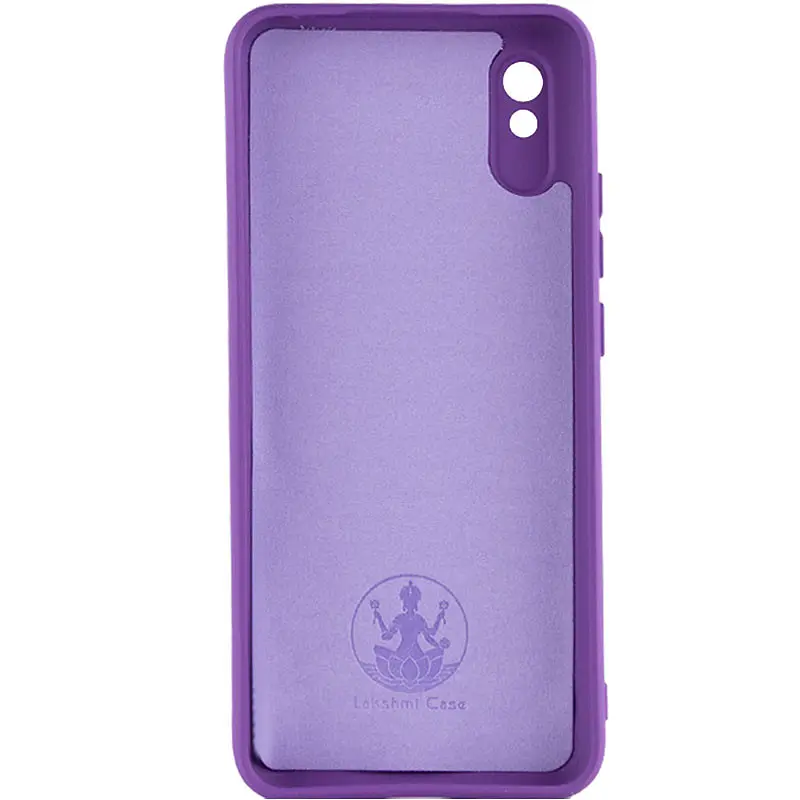 Чохол Silicone Cover Lakshmi Full Camera (A) для Xiaomi Redmi 9A Фіолетовий / Purple - фото 2