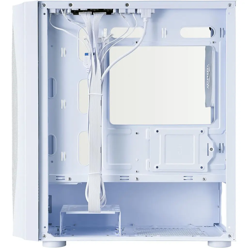Корпус 1stPlayer X3-M-WH-4F1-W White [149378] - фото 6