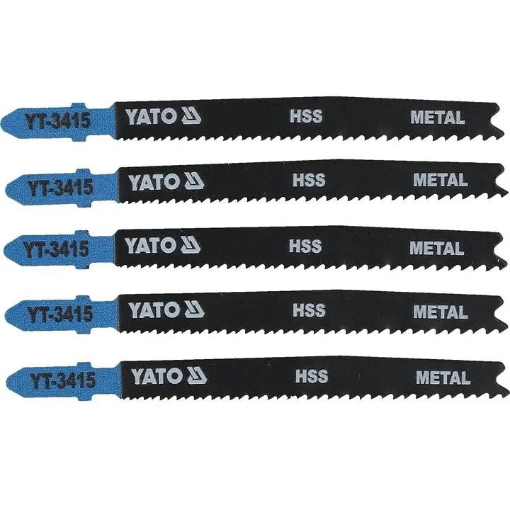 Полотно для електролобзика Yato 24-10TPI 100 мм 5 шт. (YT-3415) - фото 1